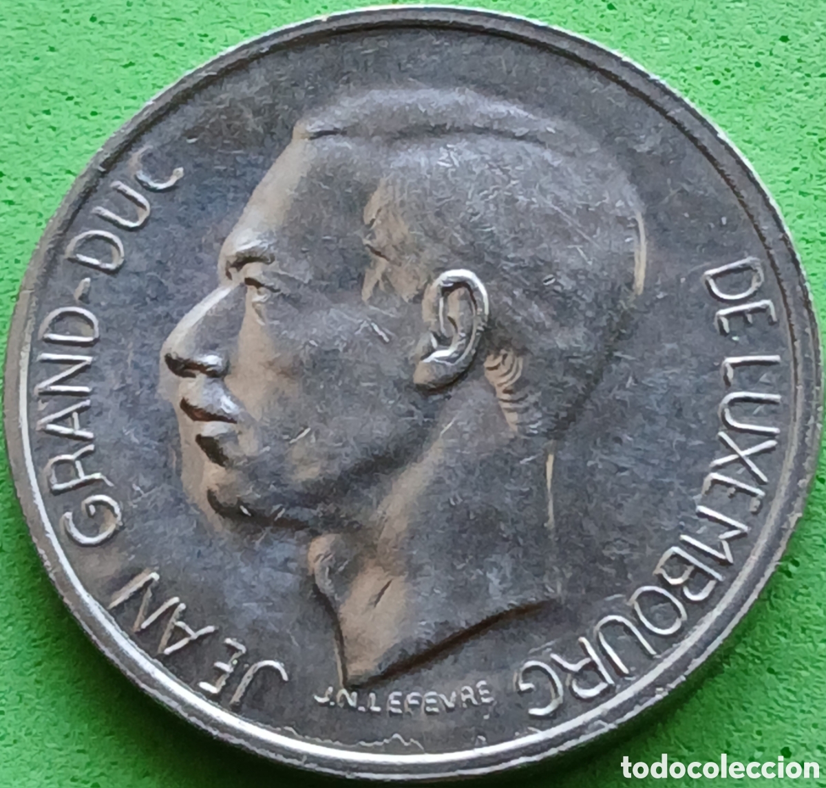 Monedas antiguas de Europa: Luxemburgo 10 francos 1977 km#57