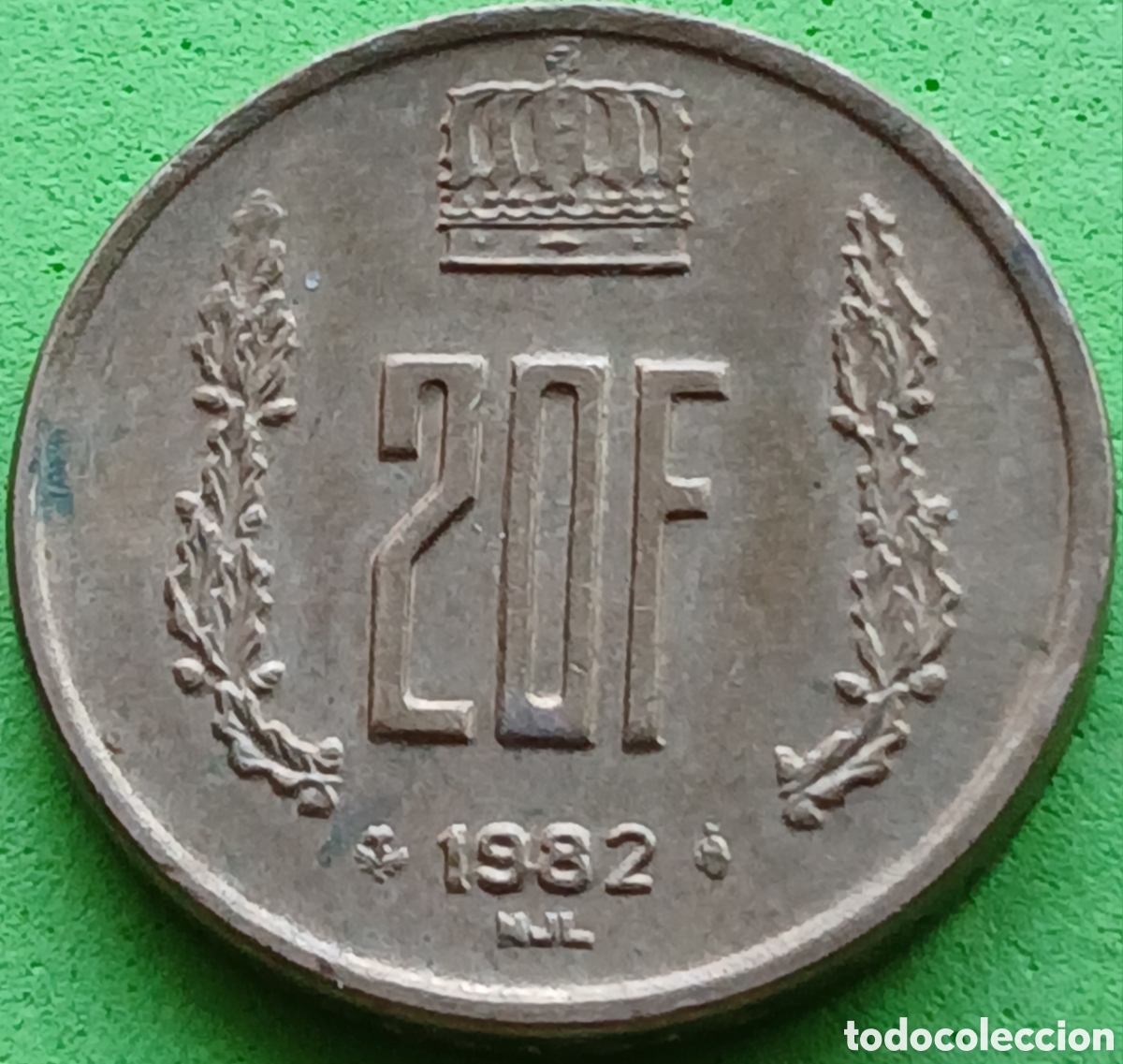 Monedas antiguas de Europa: Luxemburgo 20 francos 1982 km#58