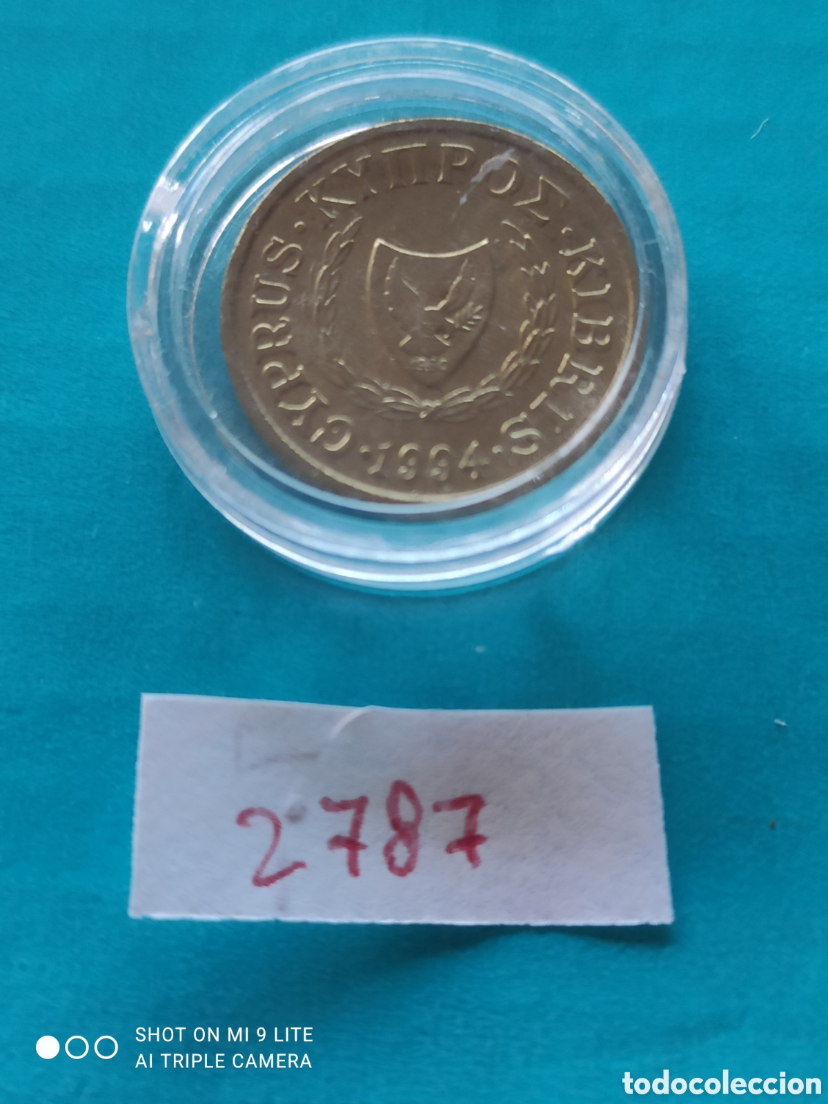 Monedas antiguas de Europa: 1 c&eacute;ntimo chipriota a&ntilde;o 1994