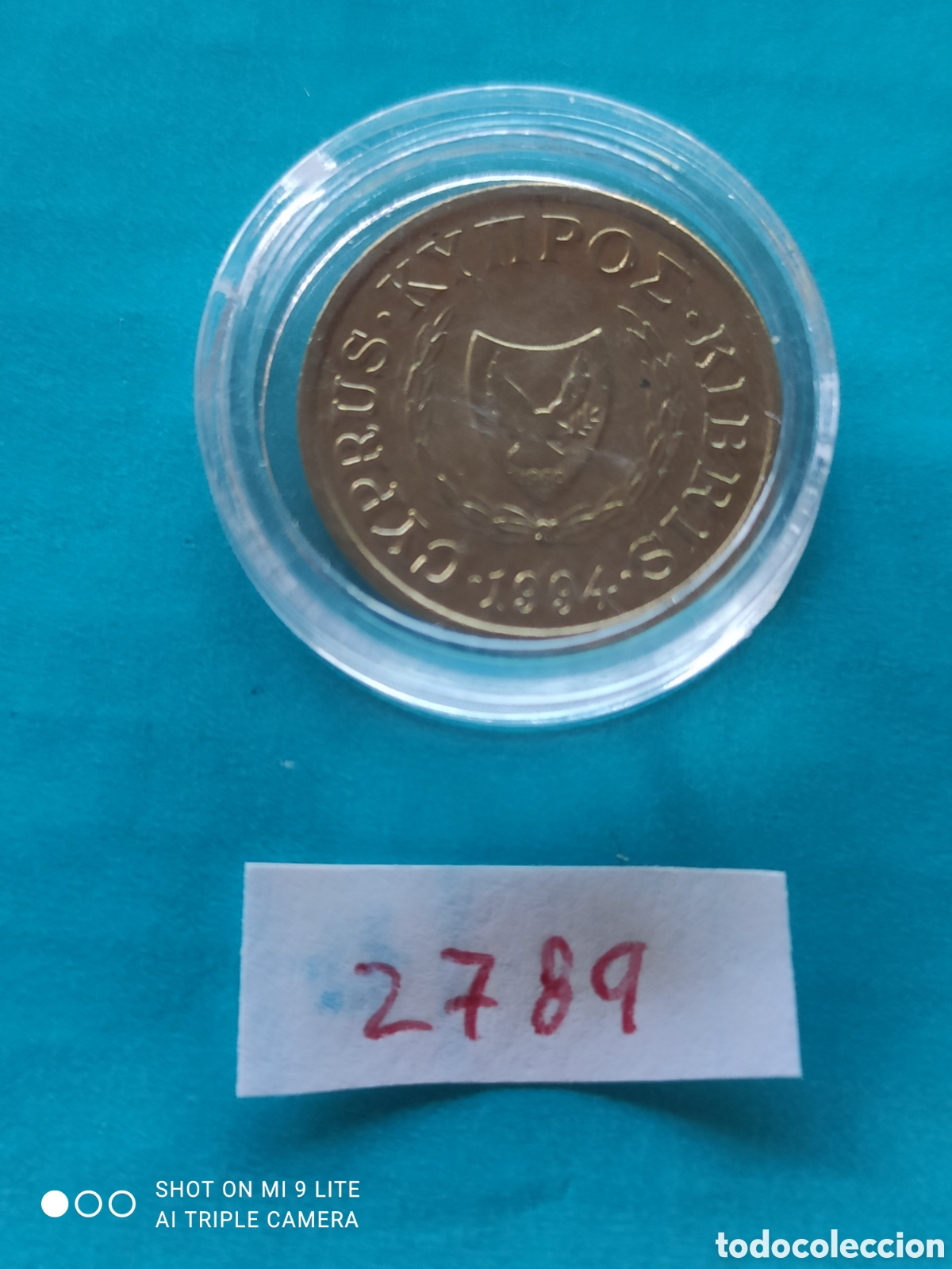 Monedas antiguas de Europa: 1 c&eacute;ntimo chipriota a&ntilde;o 1994