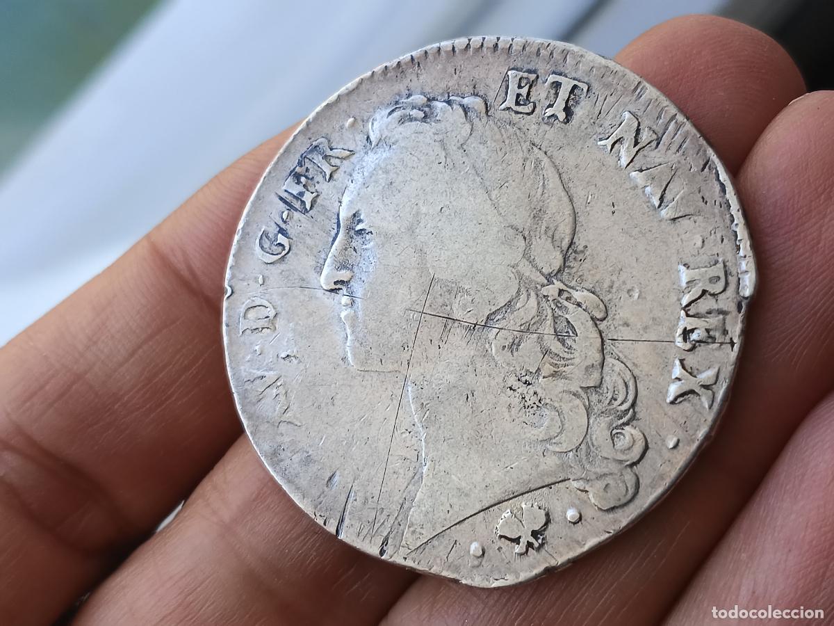 Monedas antiguas de Europa: Francia. Ecu de 6 libras de plata 1764 Luis XV