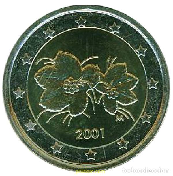 Monnaies anciennes de Europe: 726 FINLANDIA 2001 2 EUROS 2001 DE CARTUCHO
