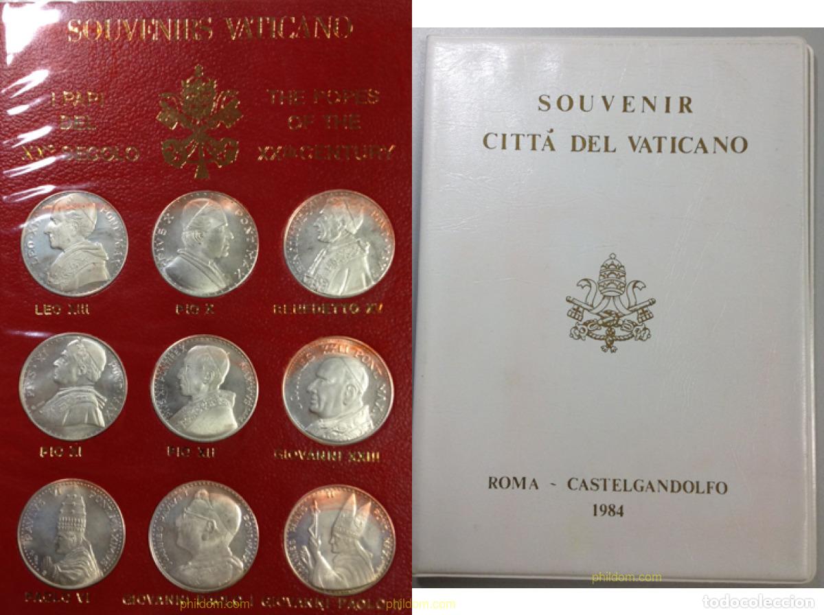 Monnaies anciennes de Europe: 1361 VATICANO 1984 SET ROMA - CASTELGANDOLFO 1984 - THE POPES OF THE XX TH CENTURY