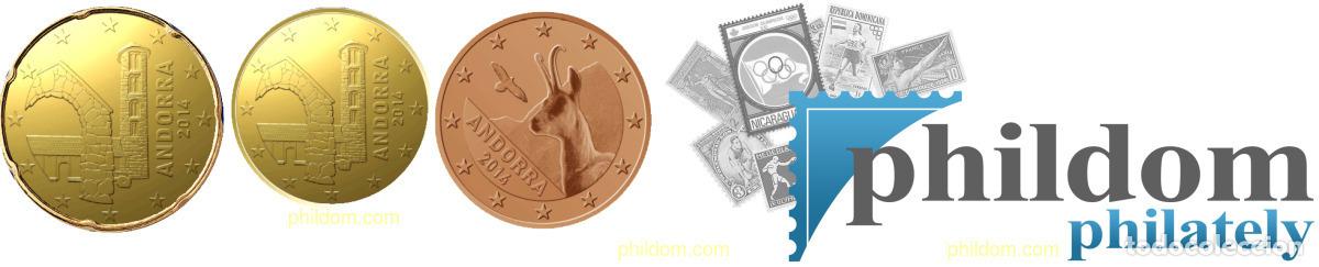 Monnaies anciennes de Europe: 1572 ANDORRA. Adm&oacute;n espa&ntilde;ola 2014 MONEDAS EURO ANDORRA 2014 5 CTS 10 CTS 20 CTS