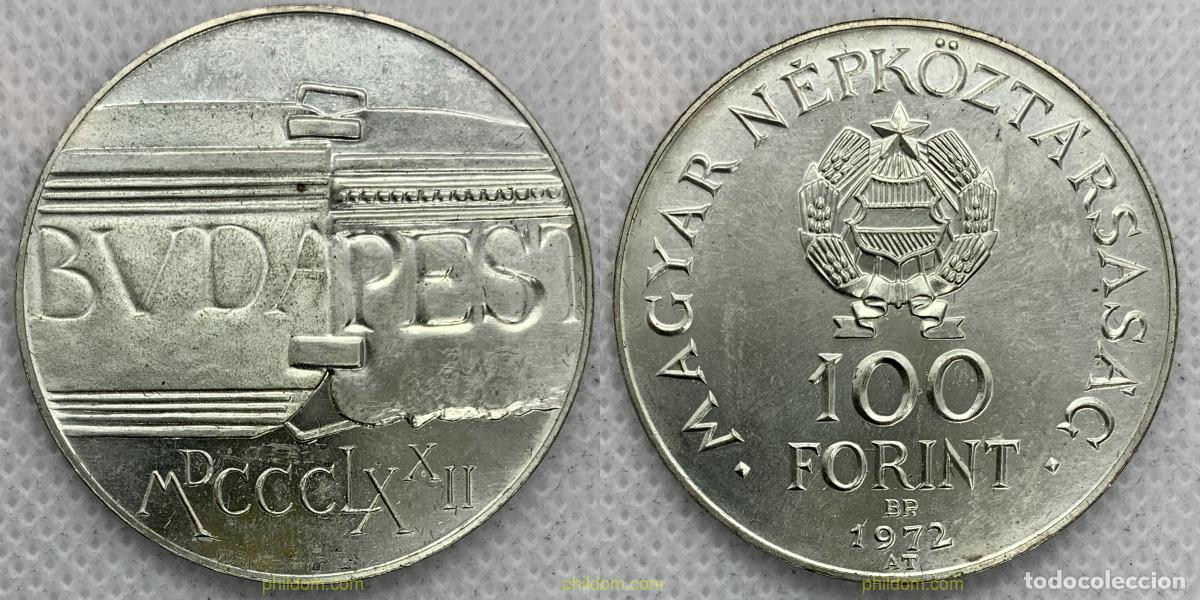 Monedas antiguas de Europa: 2617 HUNGRIA 1972 HUNGARY 100 FORINT 1972