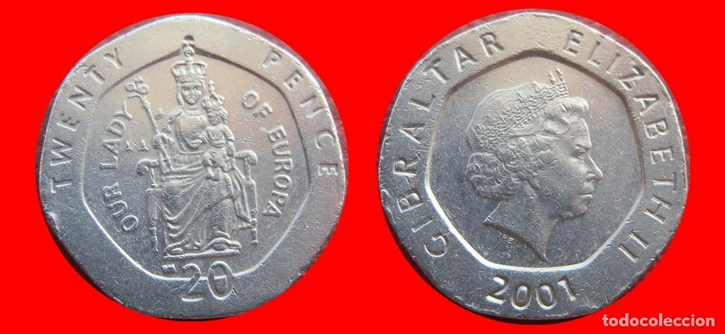 Monedas antiguas de Europa: 20 PENIQUES PENCE 2001 GIBRALTAR-151322