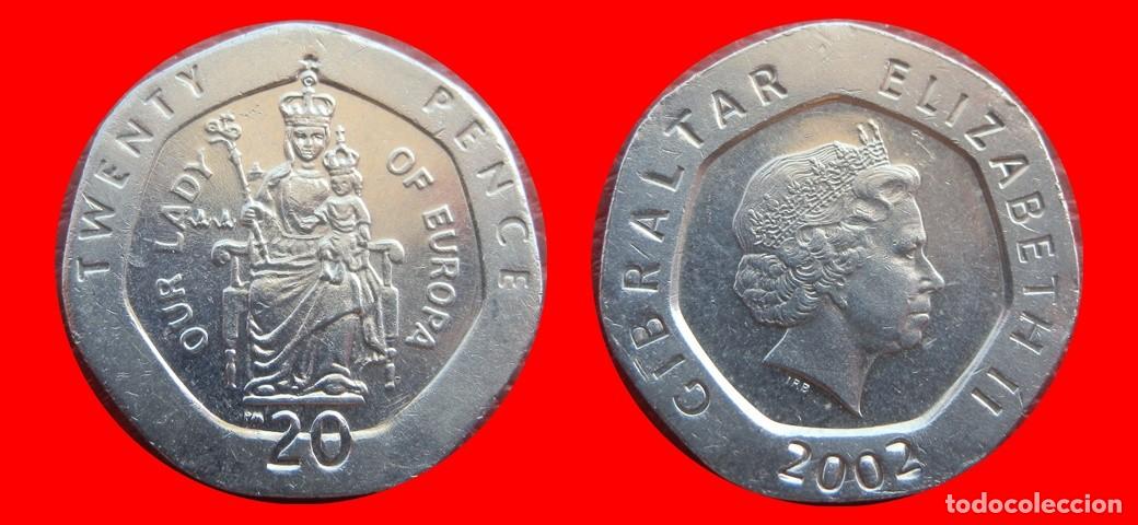 Monedas antiguas de Europa: 20 PENIQUES PENCE 2002 GIBRALTAR-151323
