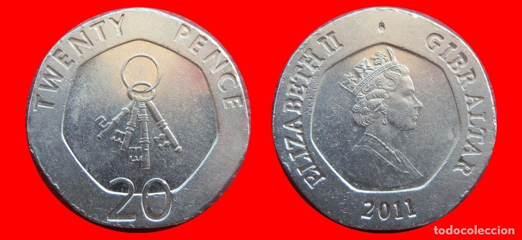 Monedas antiguas de Europa: 20 PENIQUES PENCE 2011 GIBRALTAR-151328