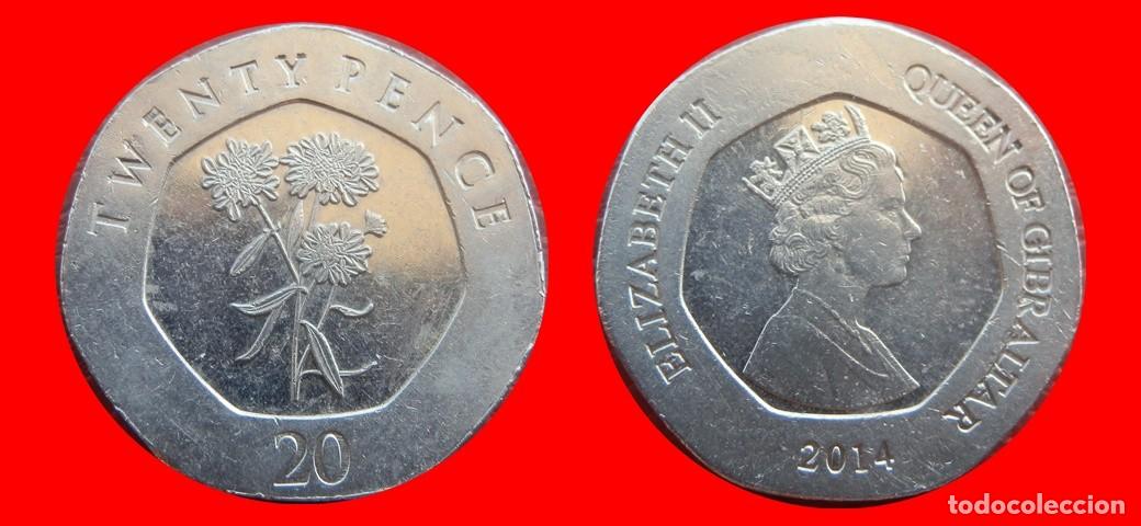 Monedas antiguas de Europa: 20 PENIQUES PENCE 2014 GIBRALTAR-151330
