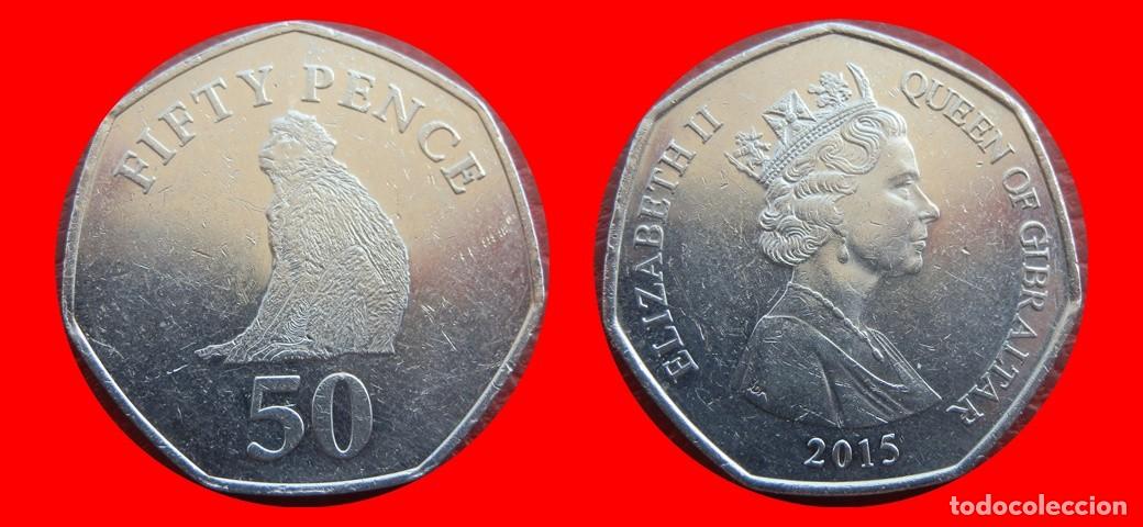 Monedas antiguas de Europa: 50 PENIQUES PENCE 2015 GIBRALTAR-151331