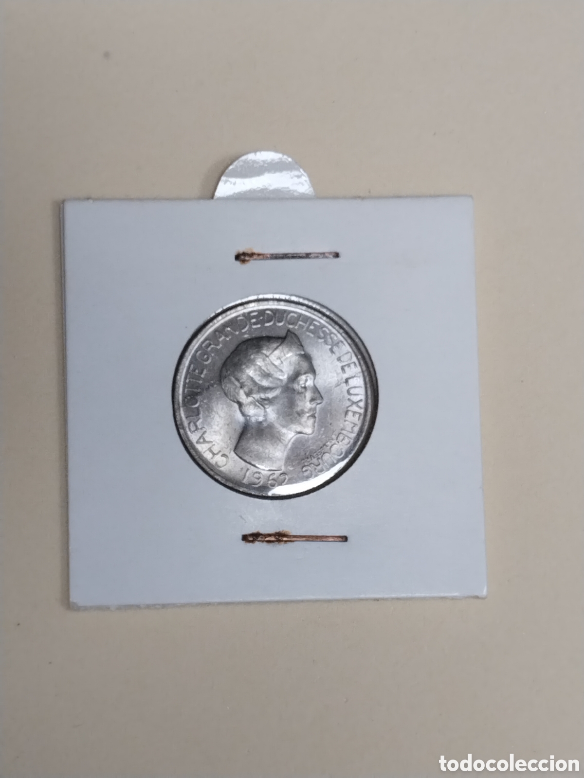 Monedas antiguas de Europa: Moneda 5 Francos Luxemburgo 1962