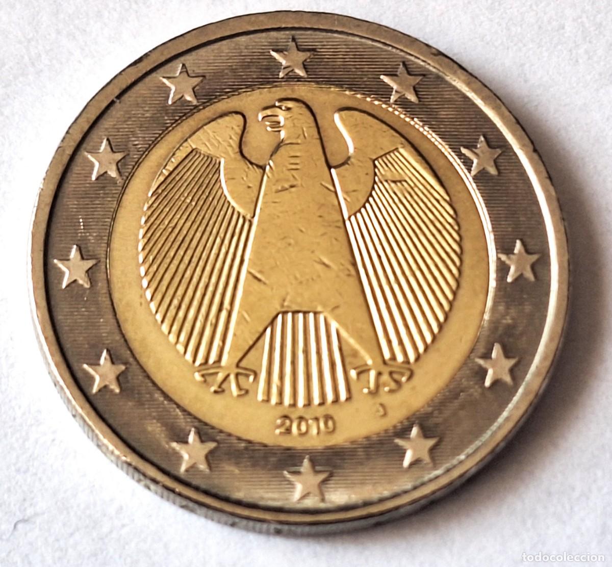 Monedas antiguas de Europa: ALEMANIA - MONEDA DE 2 EUROS DEL A&Ntilde;O 2010 - CECA &rdquo; J &rdquo; - BIEN CONSERVADA