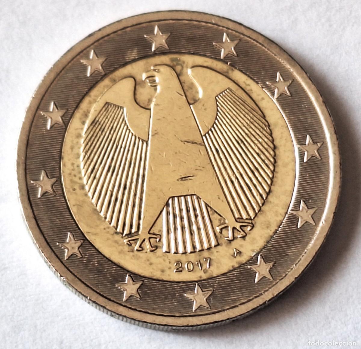 Monedas antiguas de Europa: ALEMANIA - MONEDA DE 2 EUROS DEL A&Ntilde;O 2017 - CECA &rdquo; A &rdquo; - BIEN CONSERVADA
