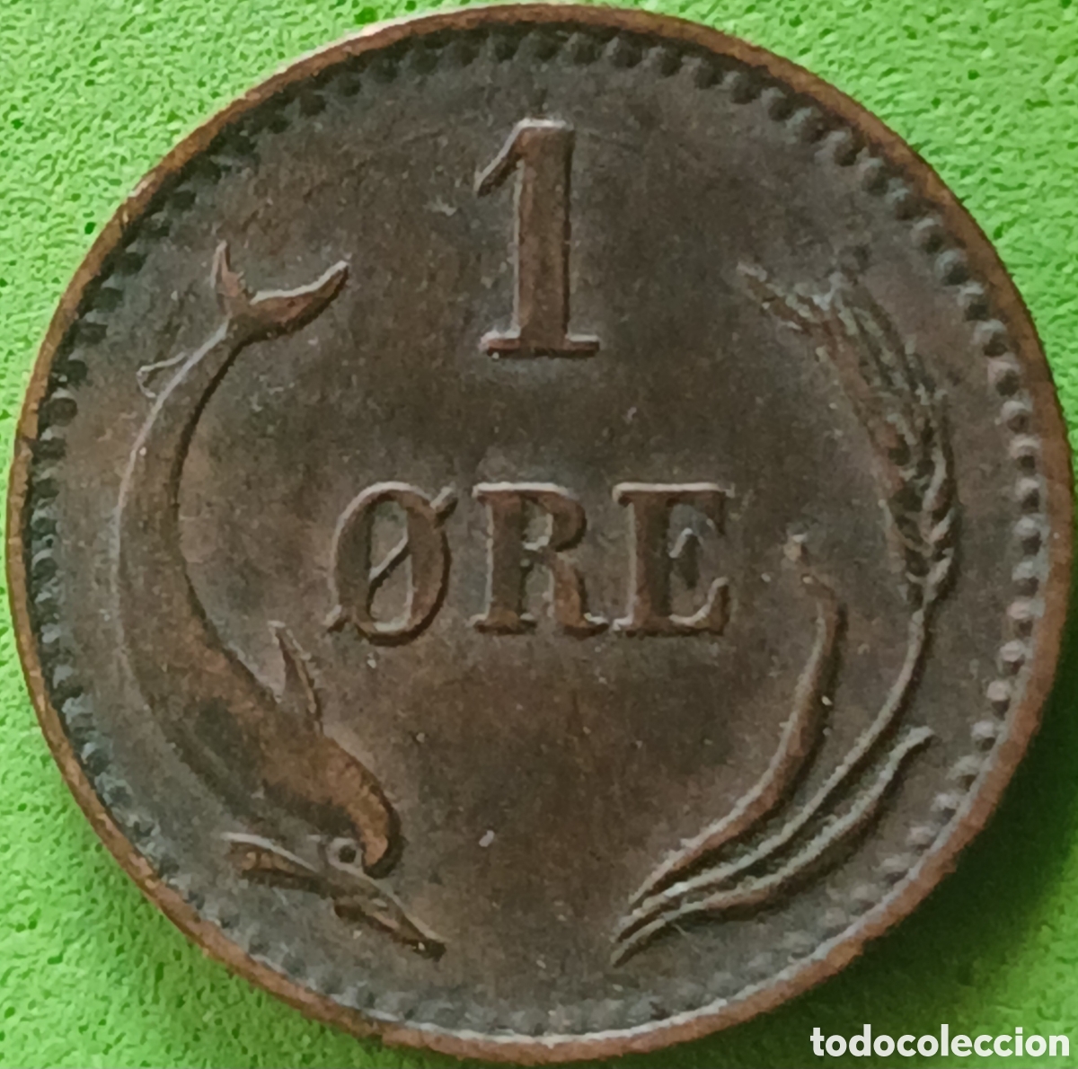 Monedas antiguas de Europa: Dinamarca 1 ore 1882 km#792 RARA (R)!