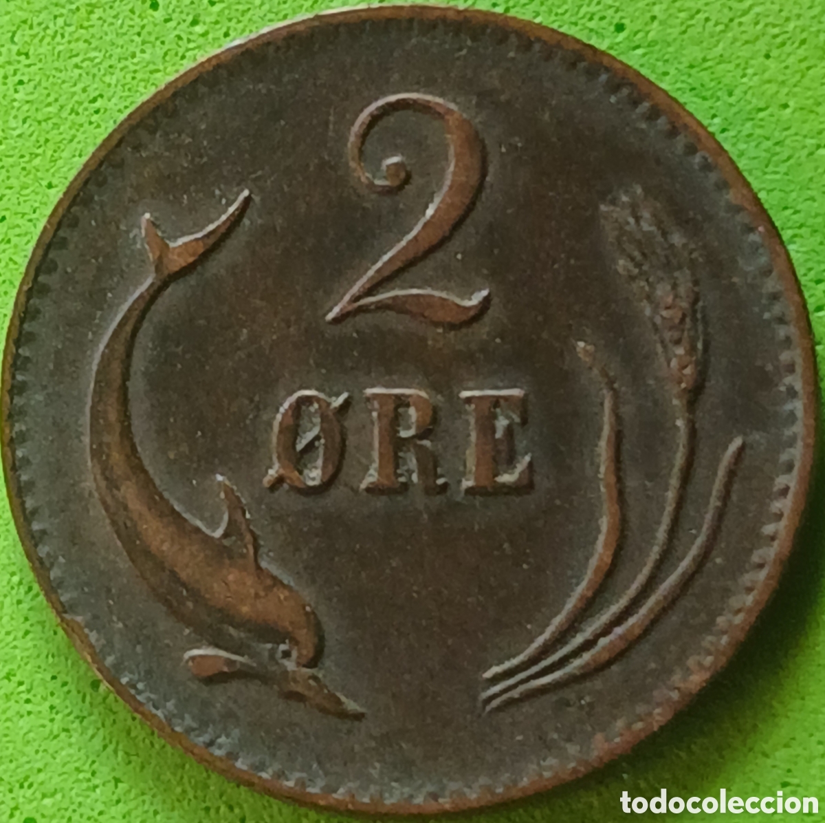 Monedas antiguas de Europa: Dinamarca 2 ore 1881 km#793 ESCASA