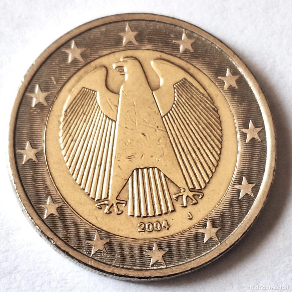 Monedas antiguas de Europa: ALEMANIA - MONEDA DE 2 EUROS DEL A&Ntilde;O 2004 - CECA &rdquo; J &rdquo; - BIEN CONSERVADA