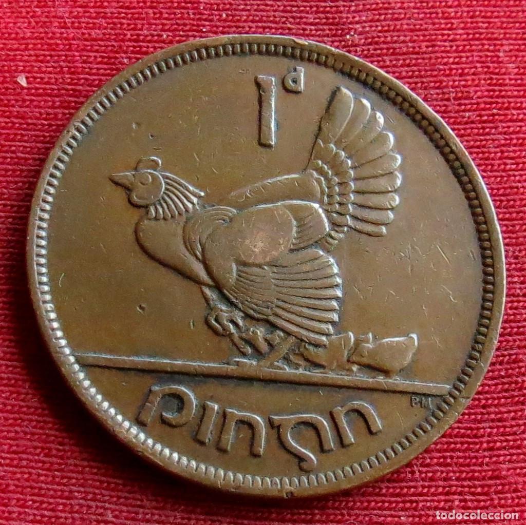 Monedas antiguas de Europa: Irlanda Ireland 1 penique penny 1942 KM# 11 Lt 1645 *V1