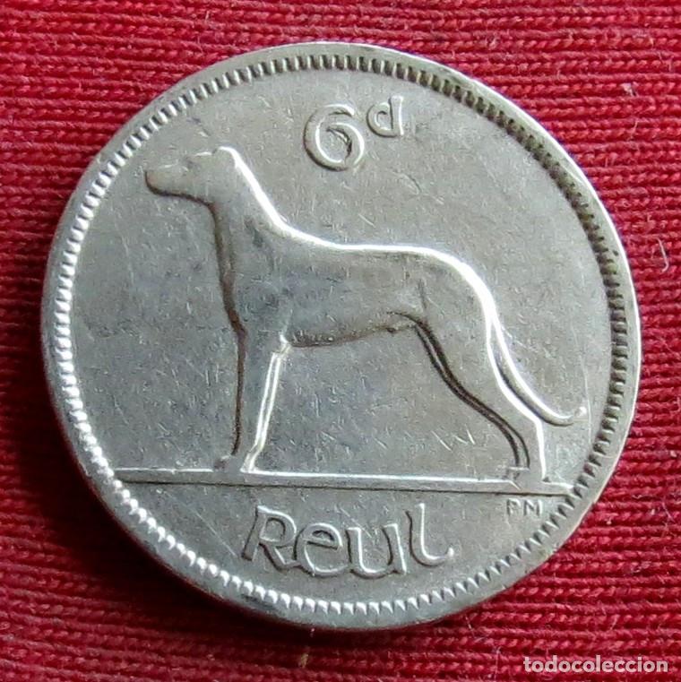 Monedas antiguas de Europa: Irlanda Ireland 6 pence peniques 1928 KM# 5 Lt 207