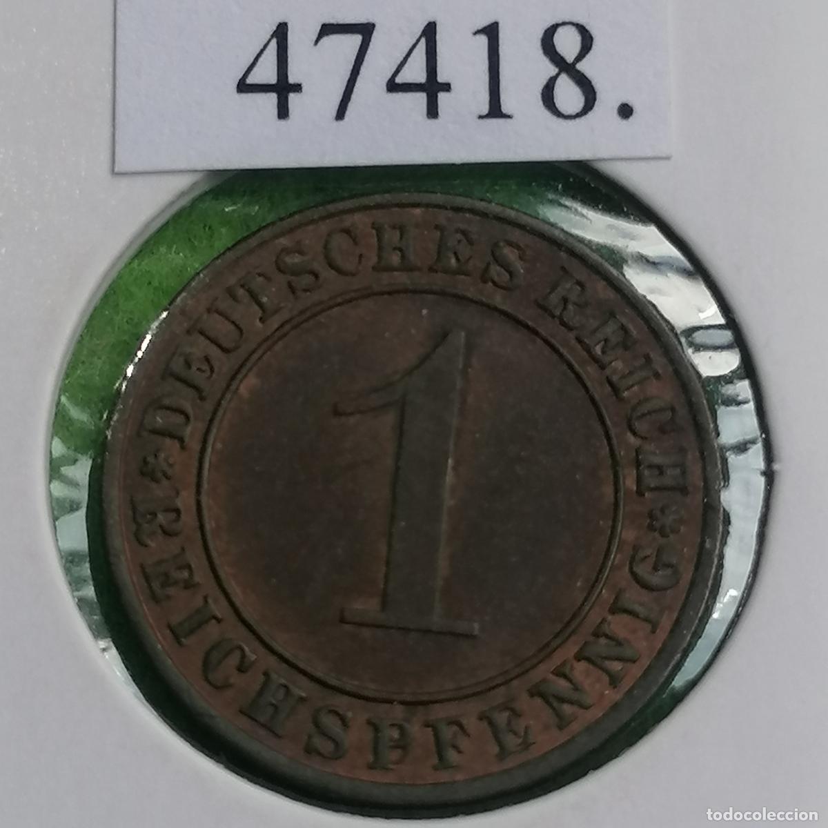 Monedas antiguas de Europa: Alemania 1 Reichspfennig 1935 A