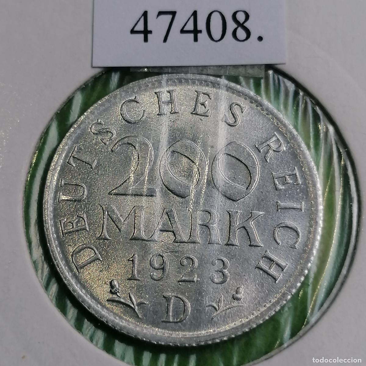 Monedas antiguas de Europa: Alemania 200 marcos 1923 D, inflaci&oacute;n