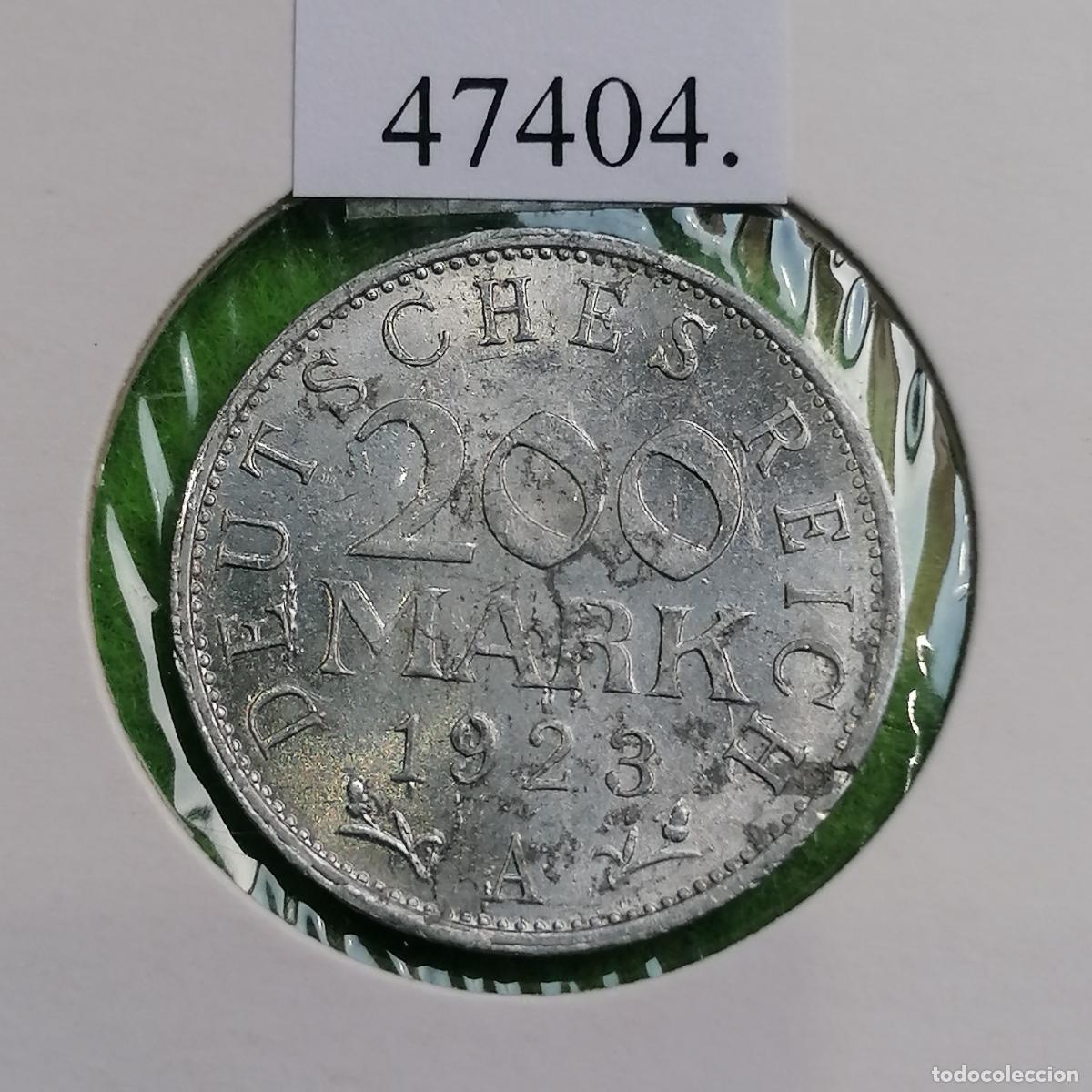Monedas antiguas de Europa: Alemania 200 marcos 1923 A, inflaci&oacute;n