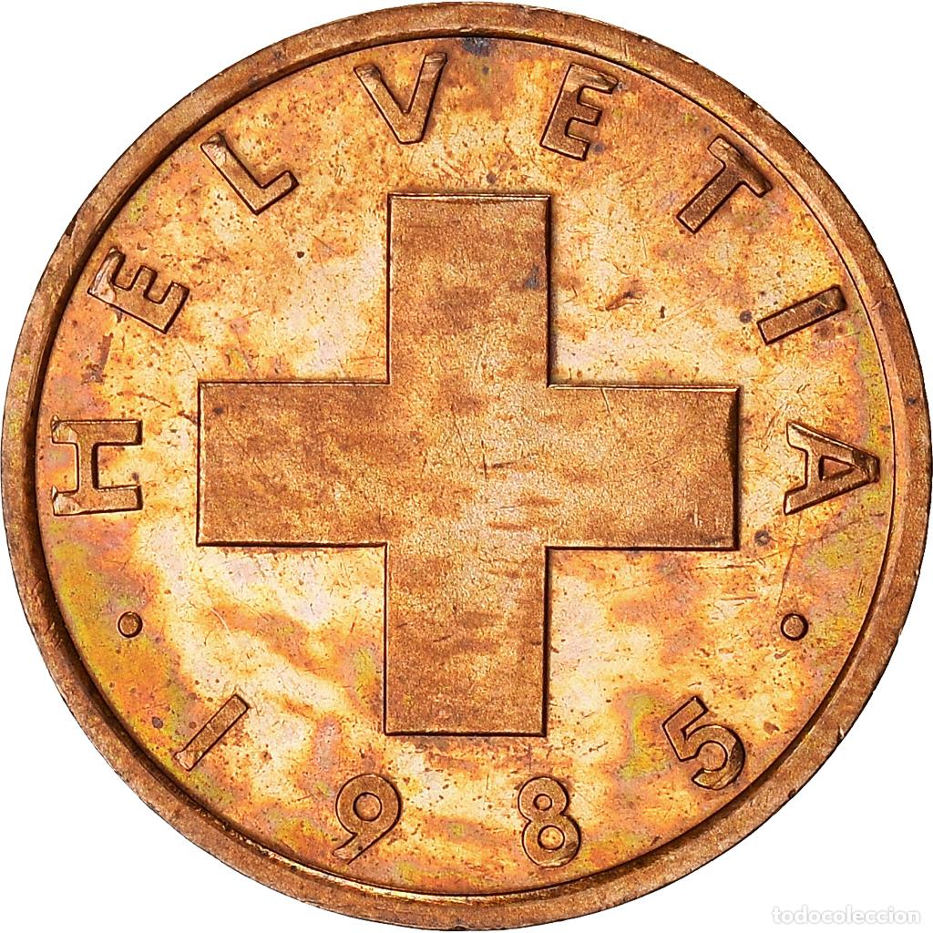 Monedas antiguas de Europa: [#1011720] Moneda, Suiza, Rappen, 1985