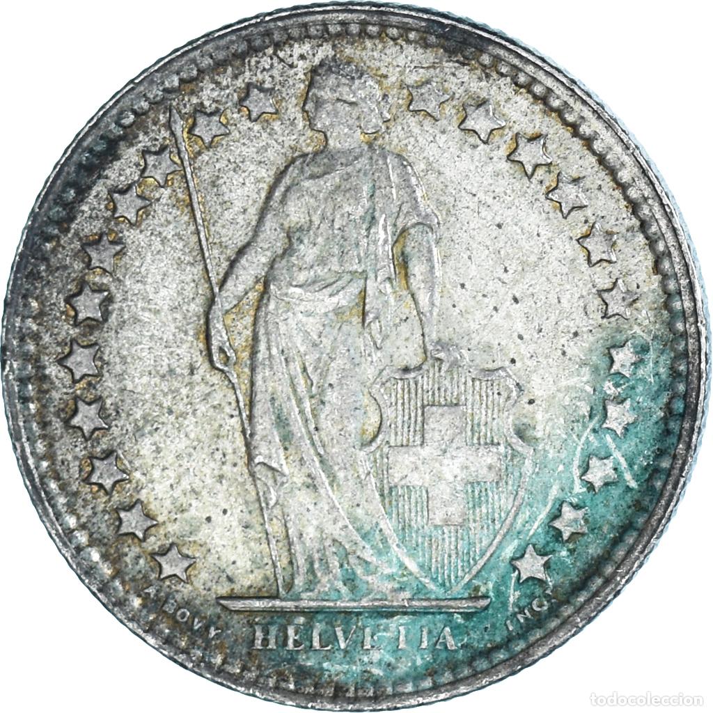 Monedas antiguas de Europa: [#1136854] Moneda, Suiza, 1/2 Franc, 1960