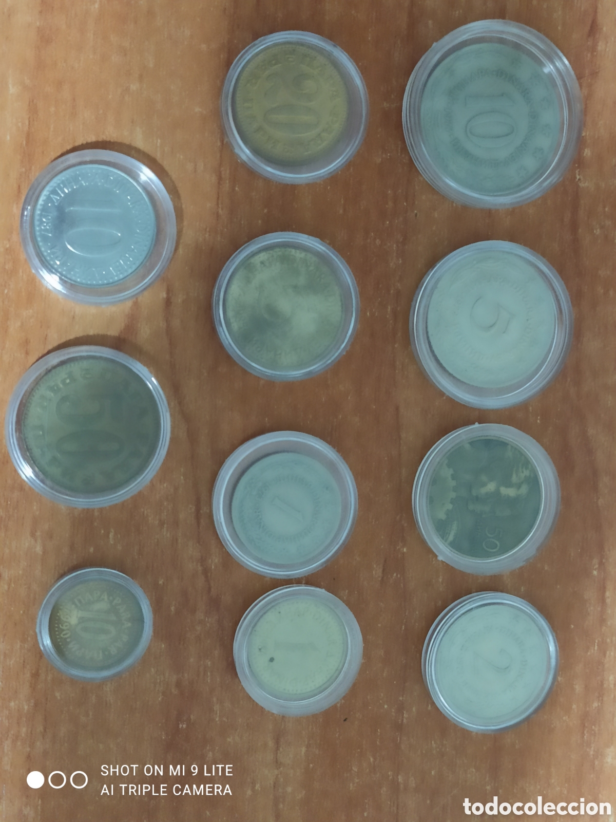 Monedas antiguas de Europa: Lote de monedas yugoslavas