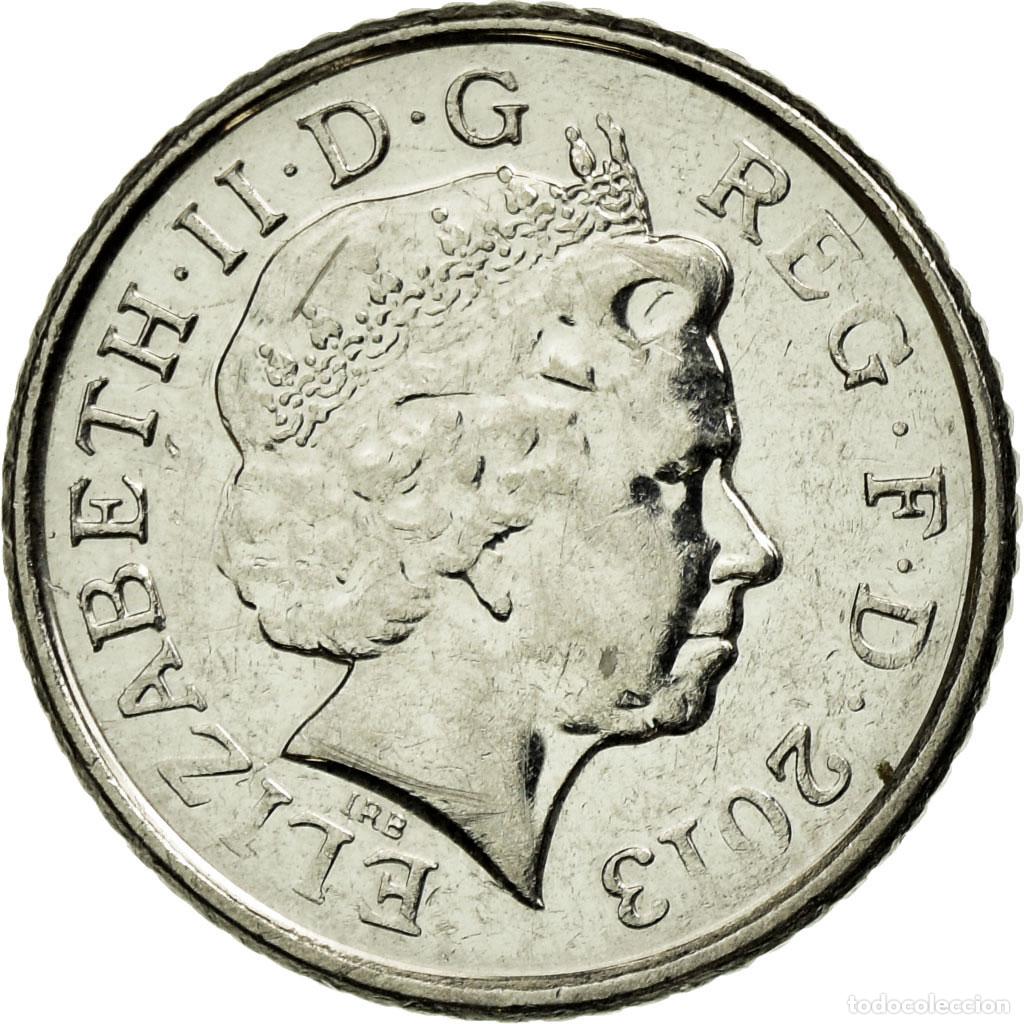 Monedas antiguas de Europa: [#448582] Moneda, Gran Breta&ntilde;a, Elizabeth II, 5 Pence, 2013, British Royal Mint, EBC