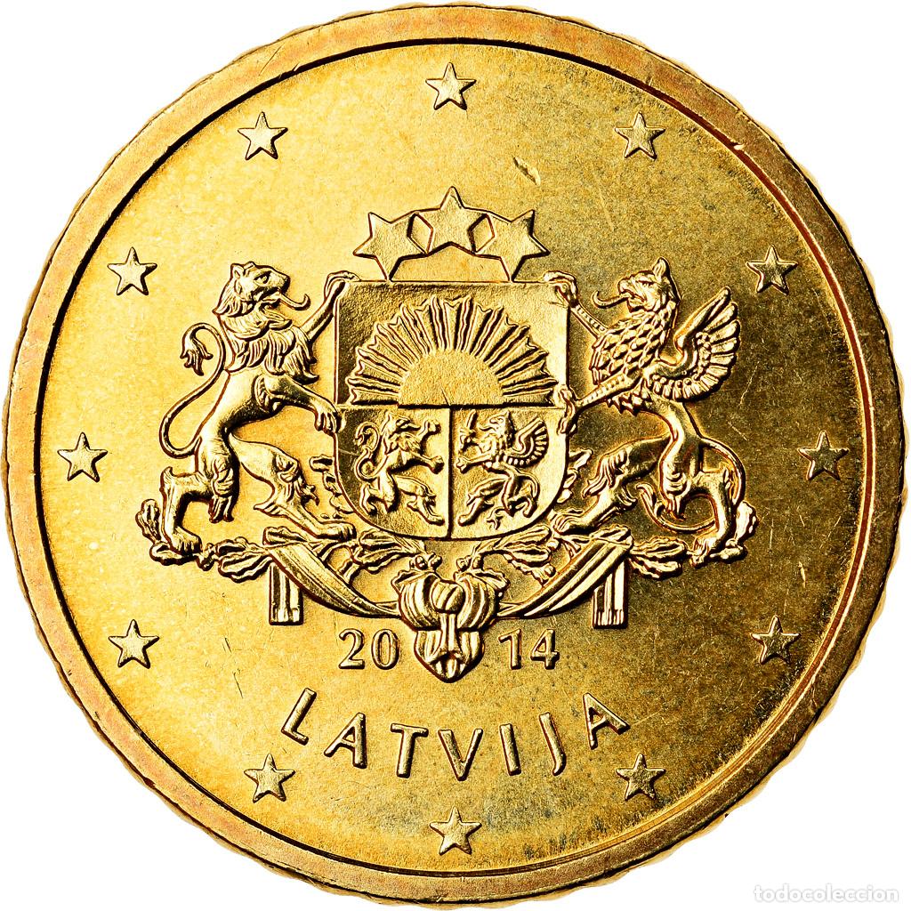 Monedas antiguas de Europa: [#791546] Letonia, 50 Euro Cent, 2014, SC, Lat&oacute;n