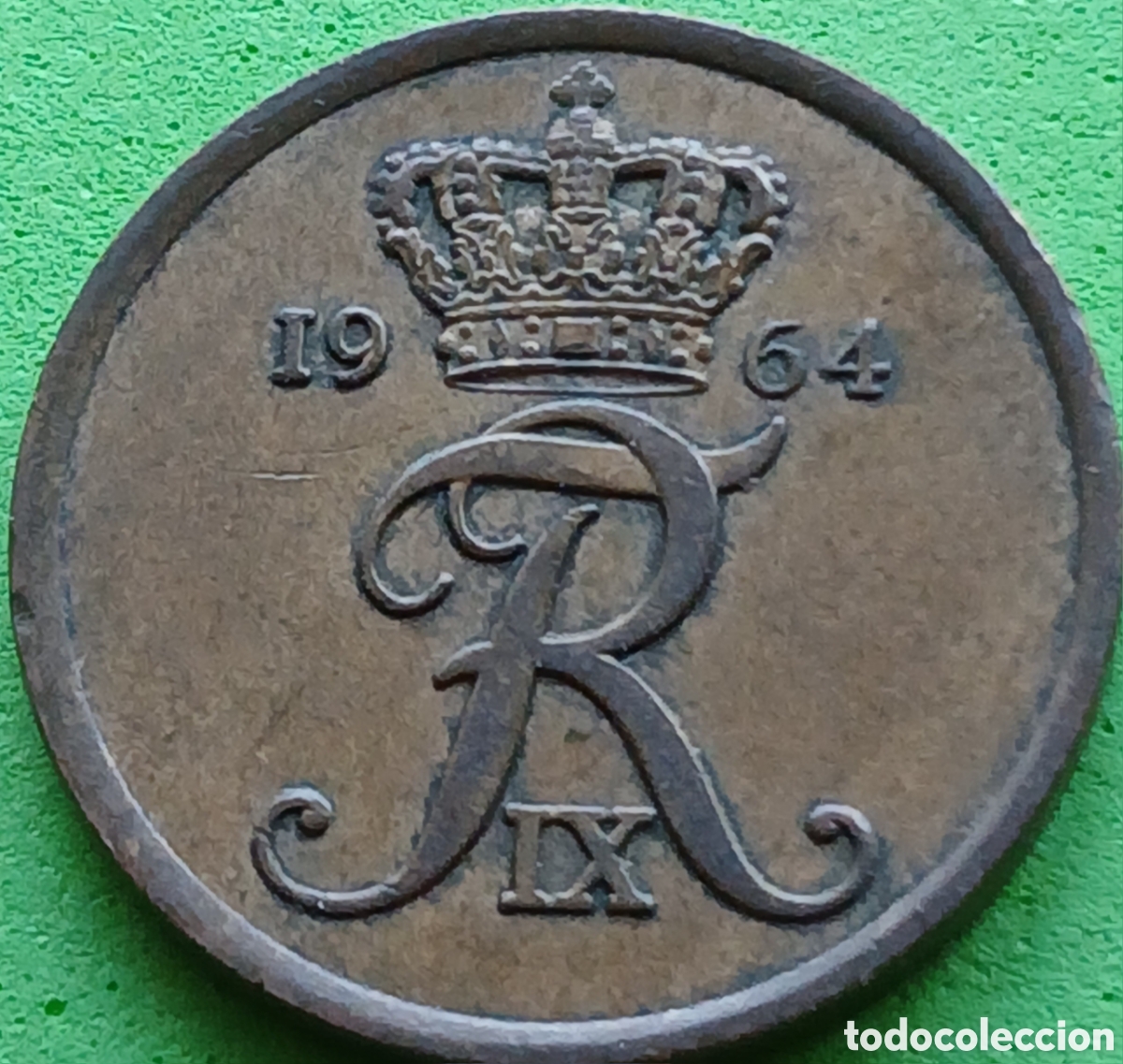 Monedas antiguas de Europa: Dinamarca 5 ore 1964 km#848