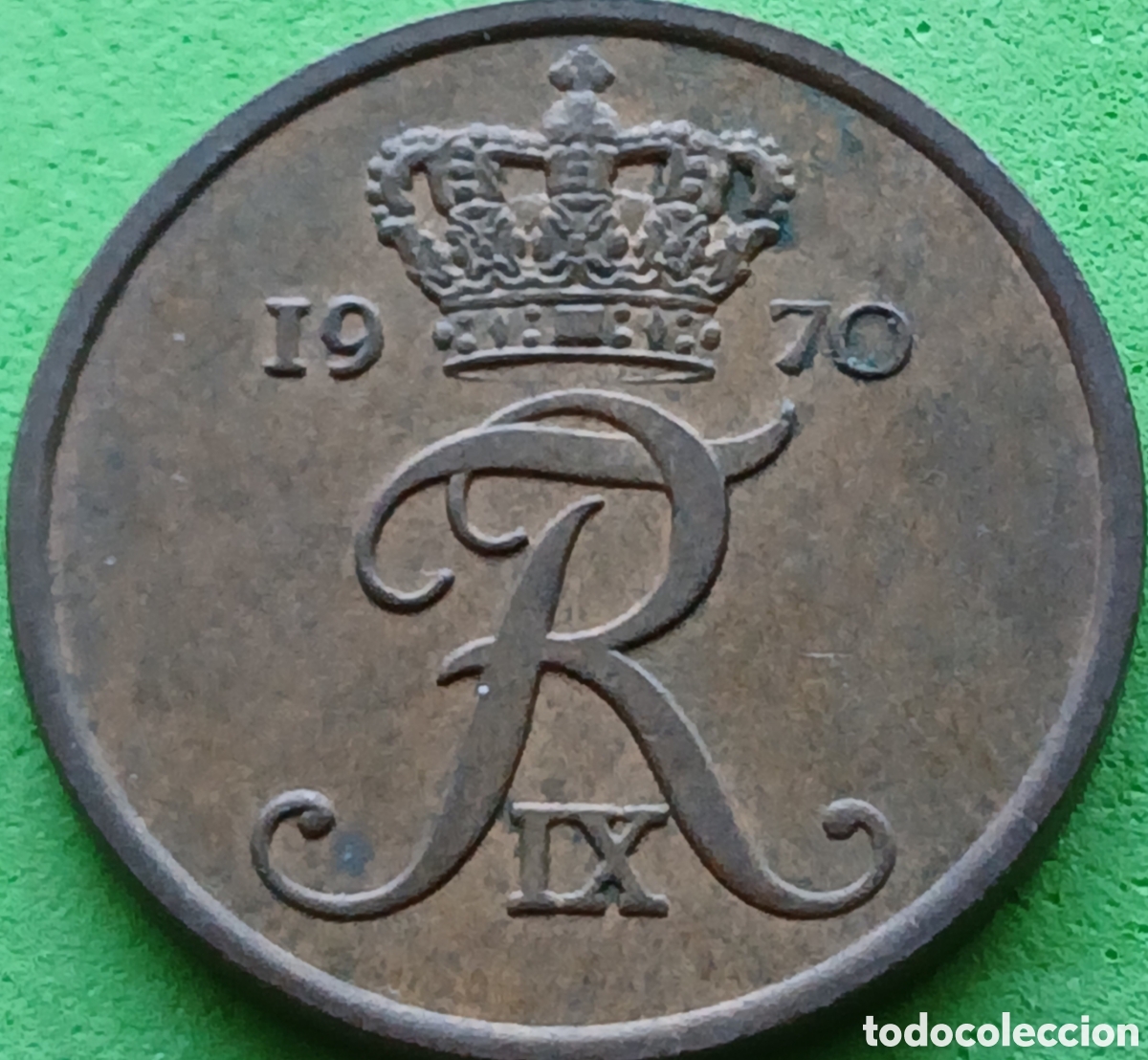 Monedas antiguas de Europa: Dinamarca 5 ore 1970 km#848