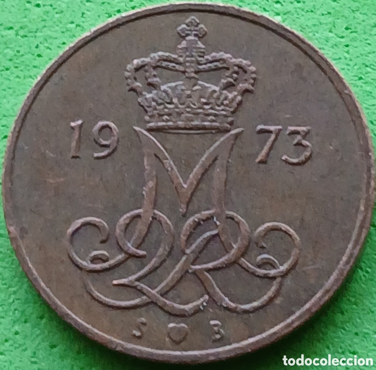 Monedas antiguas de Europa: Dinamarca 5 ore 1973 km#859