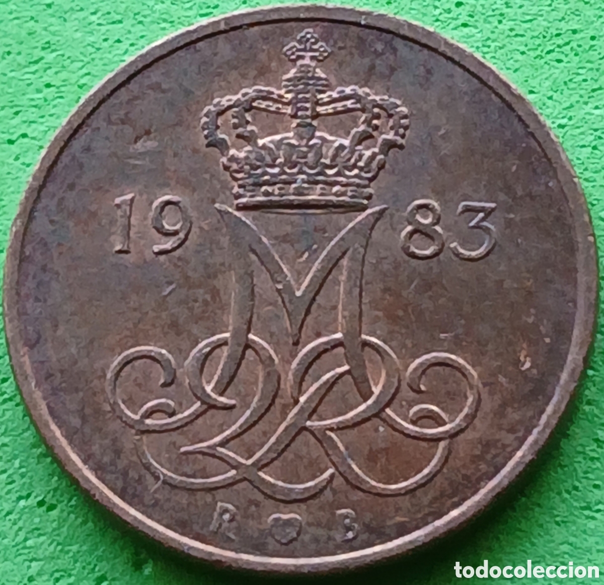 Monedas antiguas de Europa: Dinamarca 5 ore 1983 km#859