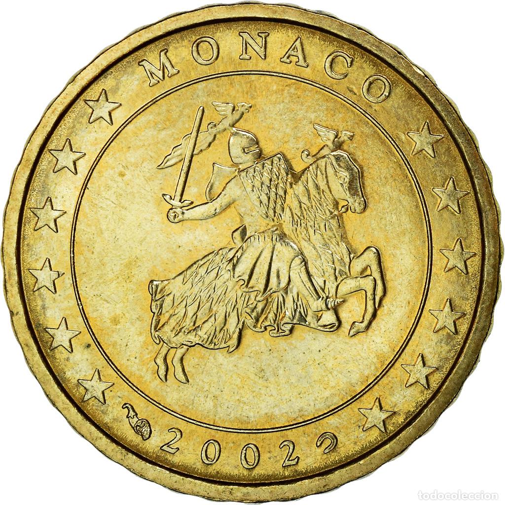 Monedas antiguas de Europa: [#761296] M&oacute;naco, 10 Euro Cent, 2002, SC, Lat&oacute;n, KM:170