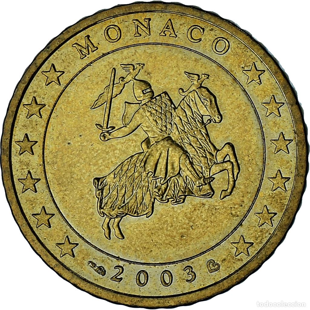 Monedas antiguas de Europa: [#1026922] M&oacute;naco, Rainier III, 50 Euro Cent, 2003, Paris, EBC, Lat&oacute;n, Gadoury:MC177