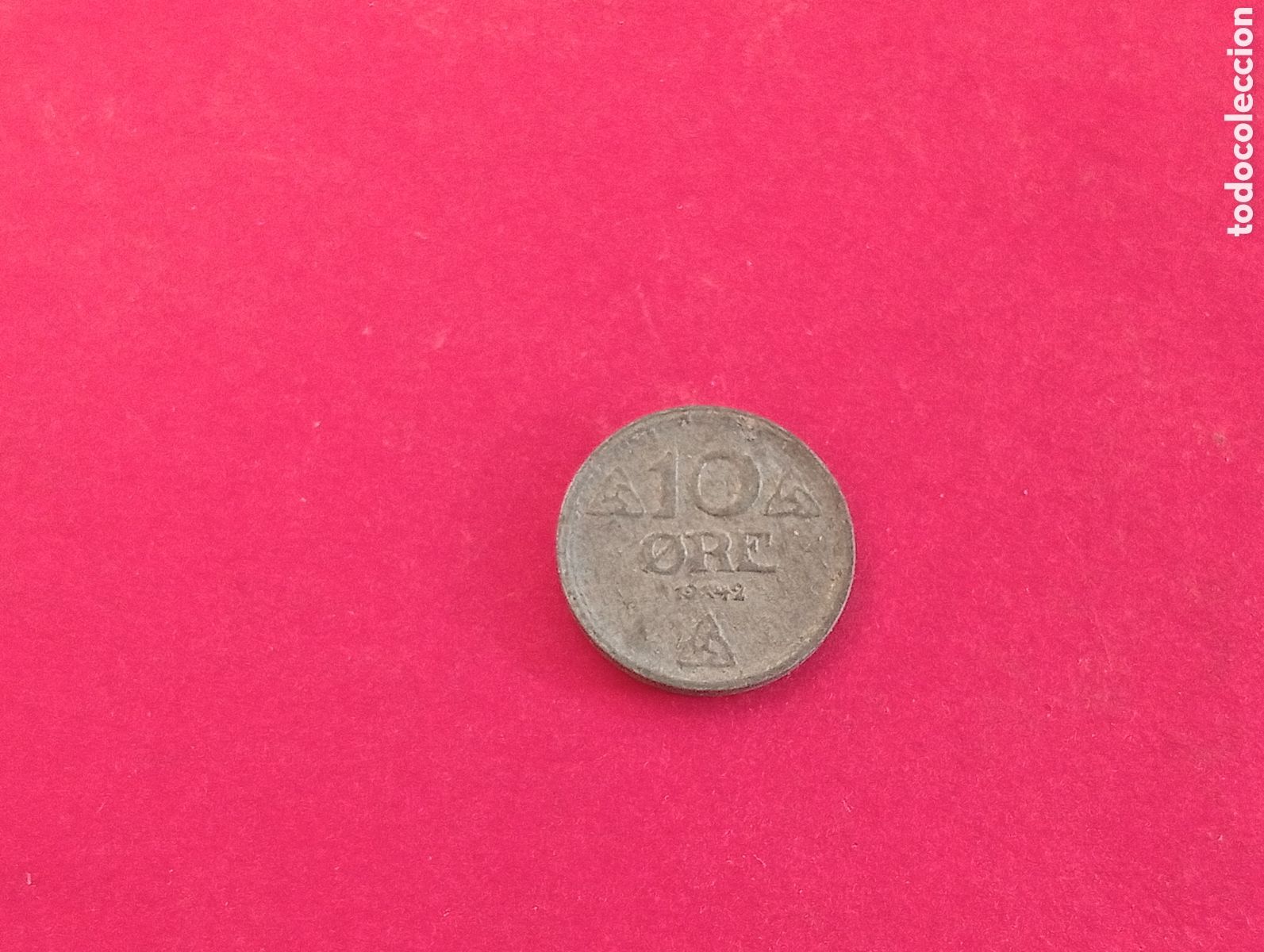 Monedas antiguas de Europa: 10 ore de Noruega 1942