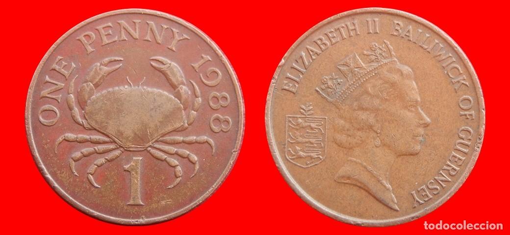 Monedas antiguas de Europa: 1 PENIQUE PENNY 1988 GUERNESEY-151340