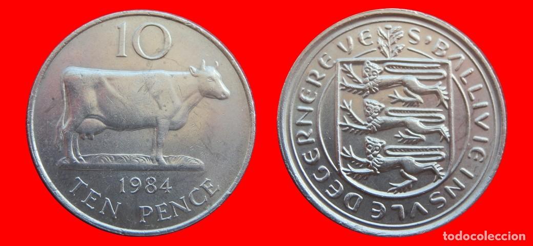 Monedas antiguas de Europa: 10 PENIQUES PENCE 1984 GUERNESEY-151341