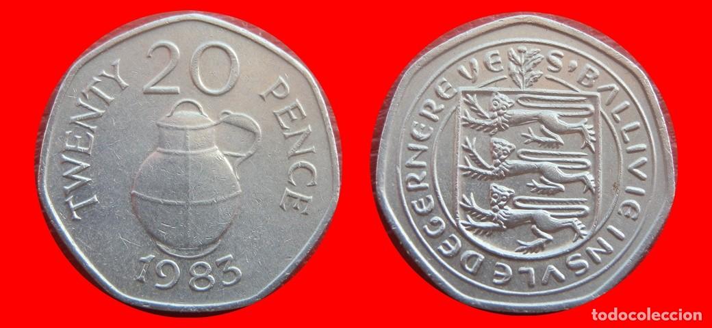 Monedas antiguas de Europa: 20 PENIQUES PENCE 1983 GUERNESEY-151342