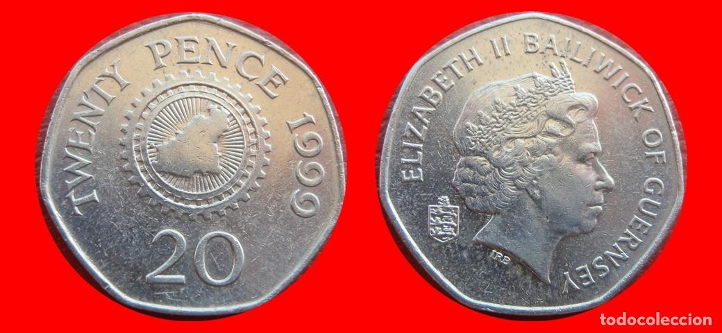 Monedas antiguas de Europa: 20 PENIQUES PENCE 1999 GUERNESEY-151343