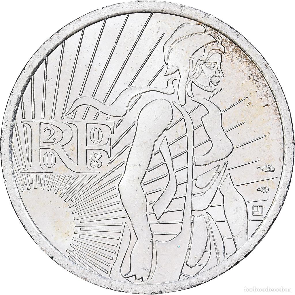 Monedas antiguas de Europa: [#1512733] Francia, 5 Euro, Semeuse, 2008, Monnaie de Paris, Plata, SC, KM:1534