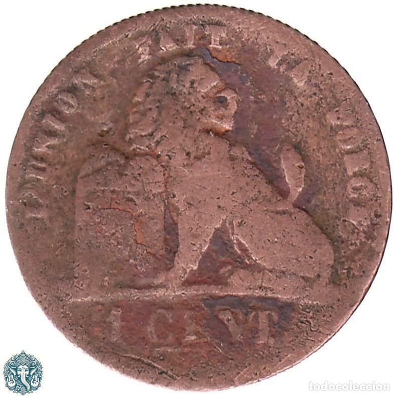 Monedas antiguas de Europa: B&Eacute;LGICA 1 C&eacute;ntimo 1862 Leopoldo I KM#1