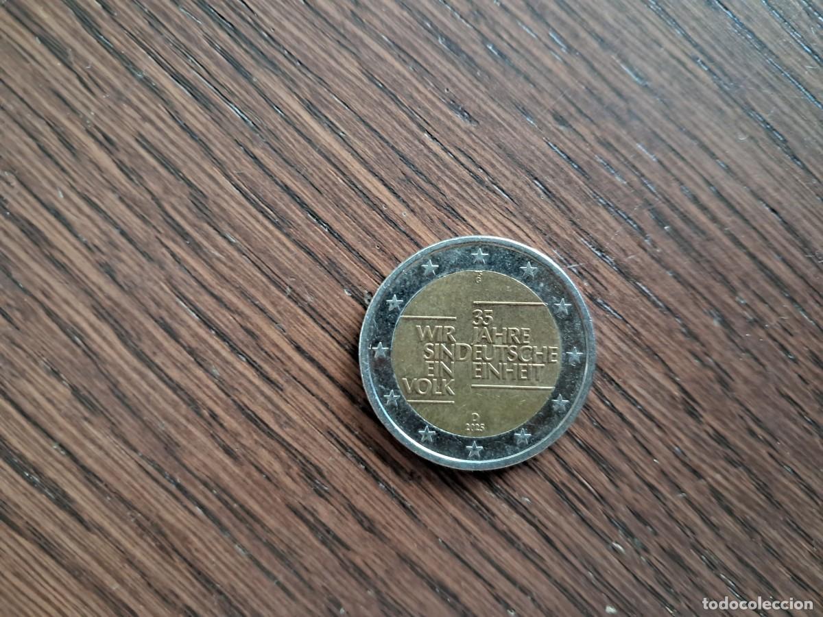 Monedas antiguas de Europa: Moneda 2 Euros Conmemorativa Alemania 2025 - 35 Aniversario de la Unidad Alemana - Ceca G
