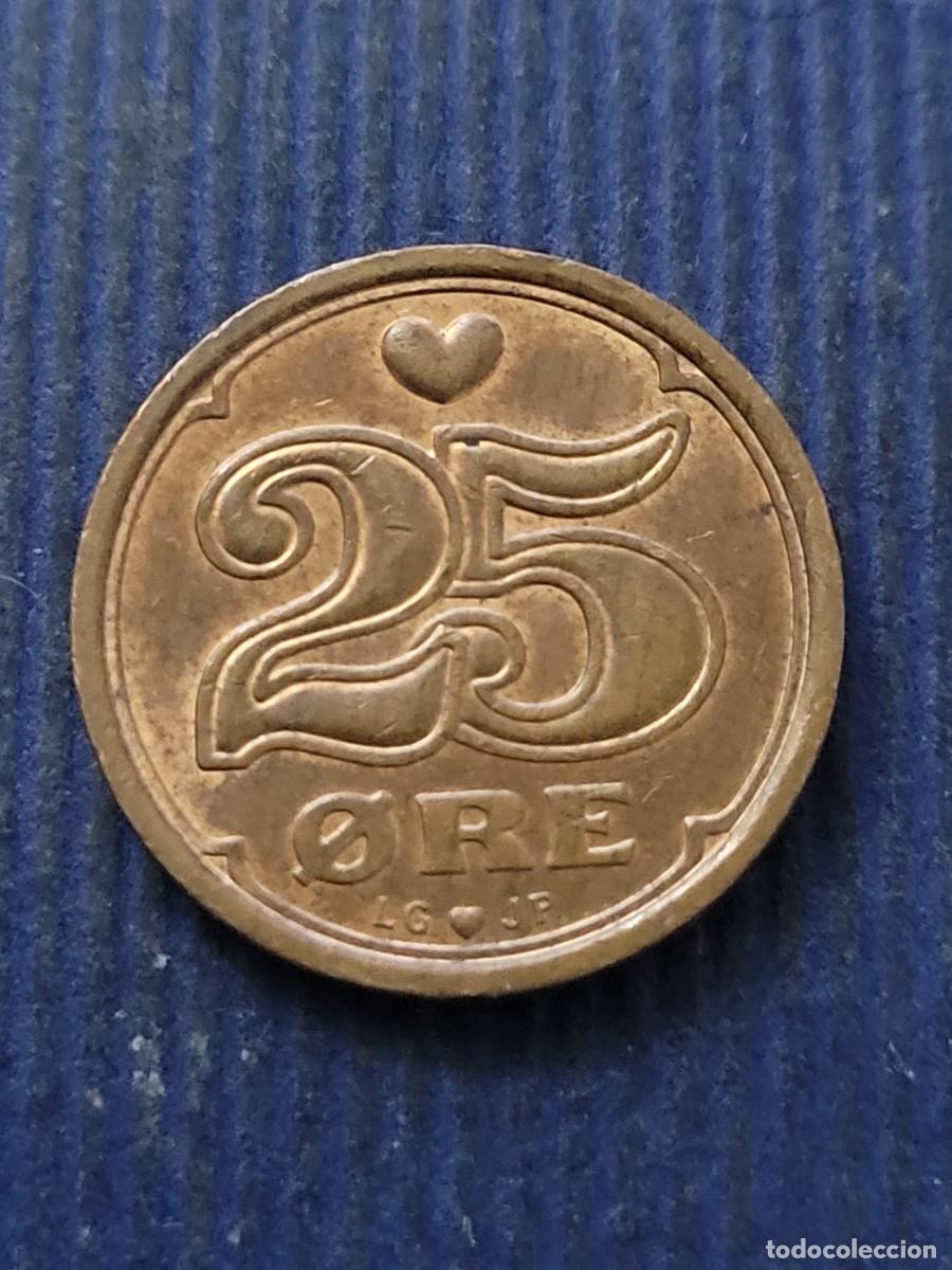Monedas antiguas de Europa: Moneda 25 ore 1991 Dinamarca - Foto 2