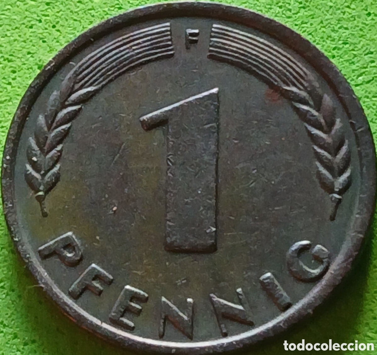 Monedas antiguas de Europa: Alemania Occidental 1 pfennig 1948 F km#A101