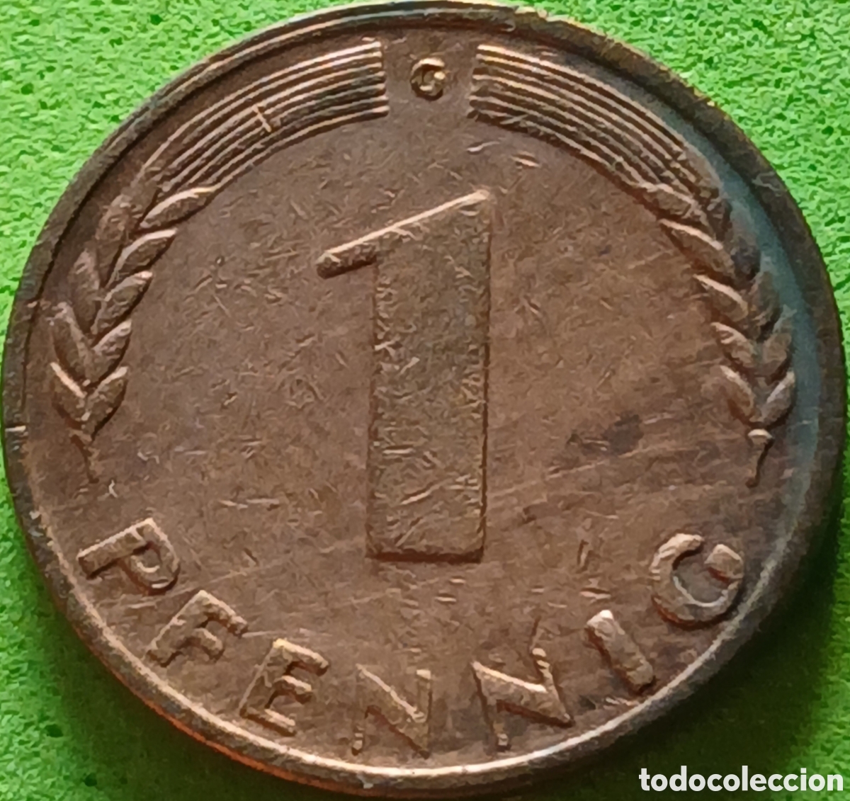 Monedas antiguas de Europa: Alemania Occidental 1 pfennig 1949 G km#A101