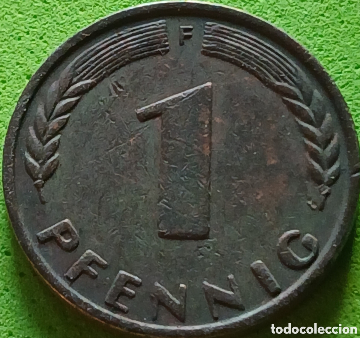 Monedas antiguas de Europa: Alemania Occidental 1 pfennig 1949 F km#A101
