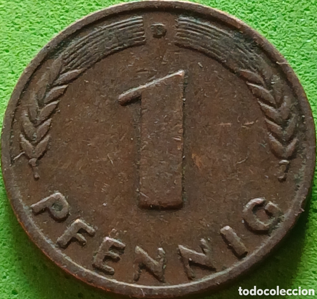 Monedas antiguas de Europa: Alemania Occidental 1 pfennig 1949 D km#A101