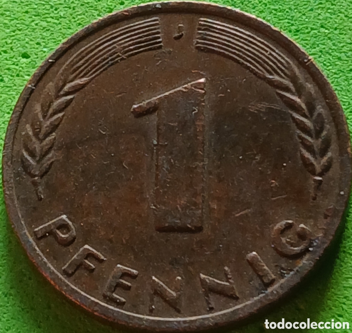 Monedas antiguas de Europa: Alemania Occidental 1 pfennig 1950 J km#105